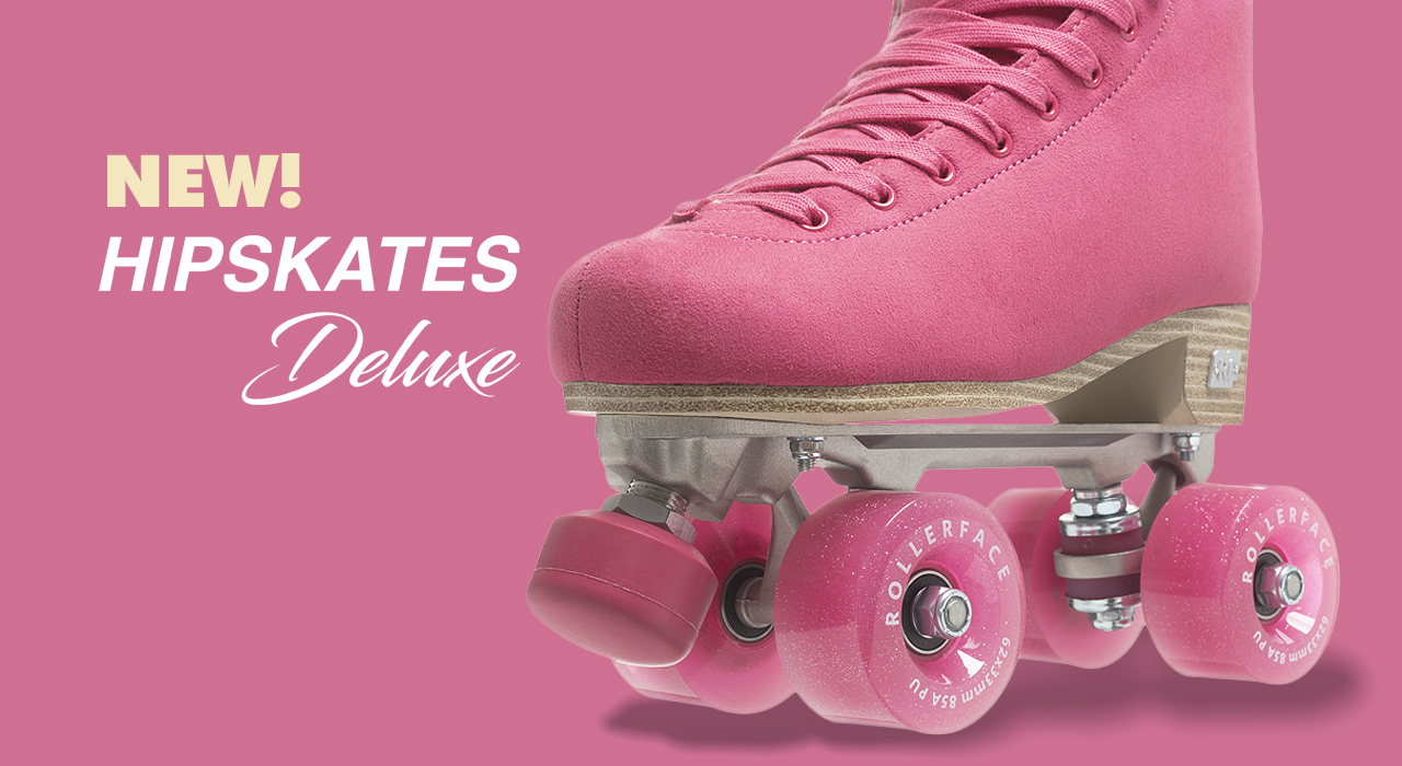 Patines rollerface hipskates deluxe rosa